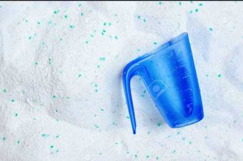 Skin Friendly Washing Laundry Detergent Powder And Blue Plastic Measuring Cup Chemical Name: C17H35Coona Or Sodium Stearate