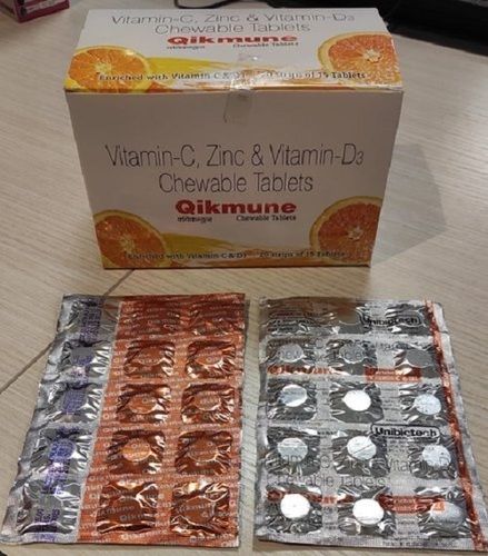 Vitamin C Zinc Vitamin D3 Tablet 20x15