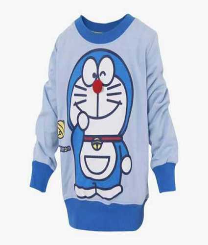 कैज़ुअल वियर अवसर के लिए कॉटन टी शर्ट, फुल स्लीव और प्रिंटेड पैटर्न आयु समूह: वयस्क