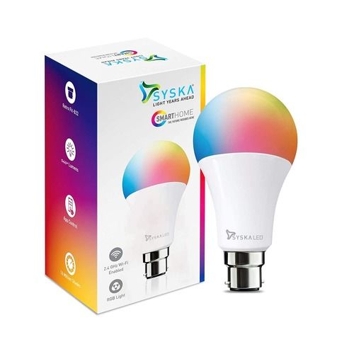 Easy To Use, High Rating Wifi Enabled Smart Led Bulb For Home, Office, Mall, Hotel Body Material: Aluminum