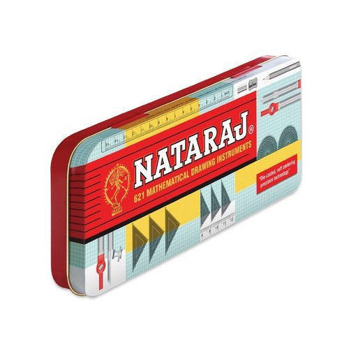 Rectangle Eye Catching And User-Friendly Natraj Geometry Box With Mathematical Drawing Intruments