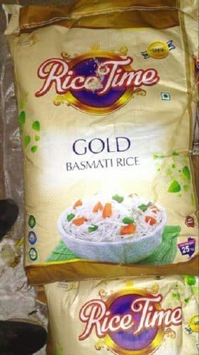  स्वच्छ रूप से पैक किया गया स्वस्थ और पौष्टिक चावल गोल्ड लॉन्ग ग्रेन व्हाइट बासमती राइस