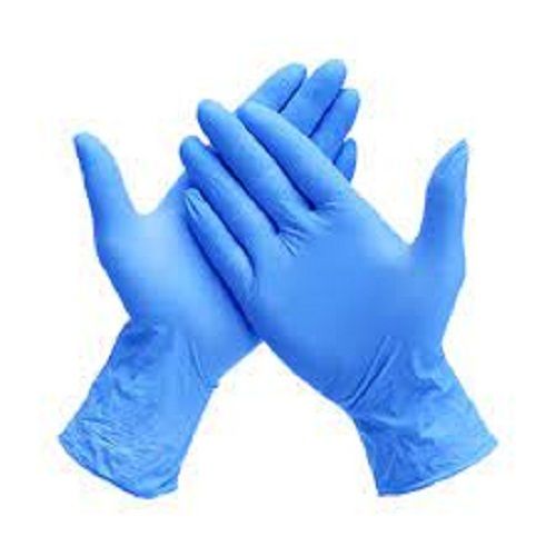 Less Powdered And Non Sterile Disposable Sky Blue Surgical Hand Gloves