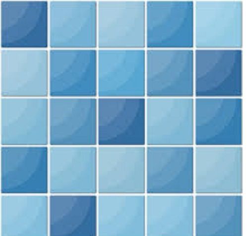 Long Lasting Traditional Decorative Sky Blue Handmade Ceramic Tiles For Floor