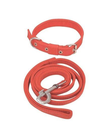 Orange Color Animal Fancy Pet Dog Collar And Leash Set Belts Size: Various Sizes Are Available
