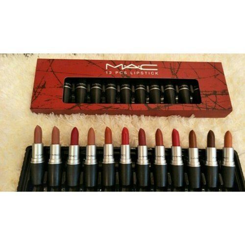 Perfect Portable Pack Of 12 Matte Lipstick From Light Pink To Deep Red Cover All Shades