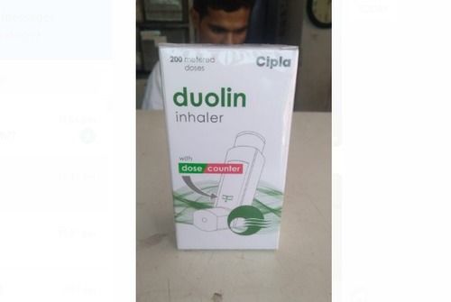 अस्थमा रोगियों के लिए पोर्टेबल और पॉकेट साइज Cipla Duolin 200md प्लास्टिक इन्हेलर