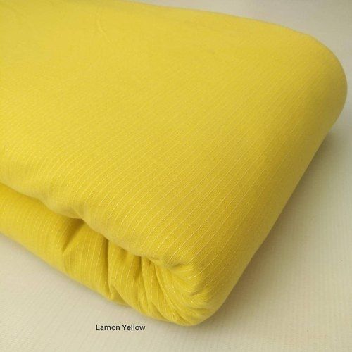 100 Percent Pure Cotton Soft Smooth Needlework Quilting Sewing Lemon Yellow Plain Fabric