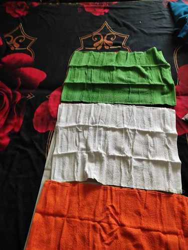 100% Pure Cotton Small Size Hand Towel White Green Orange For Home, Hotel