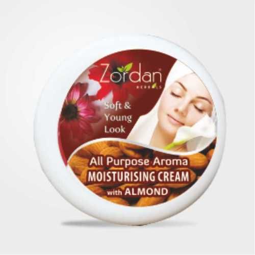 80 Gram Zordan All Purpose Moisturizing Cream Contains Almond Extracts Color Code: White