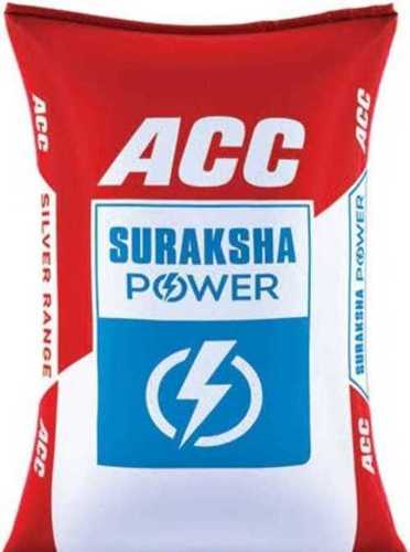 Grey Acc Suraksha Power Cement For Commercial And Residential Construction (50 Kg Bag)