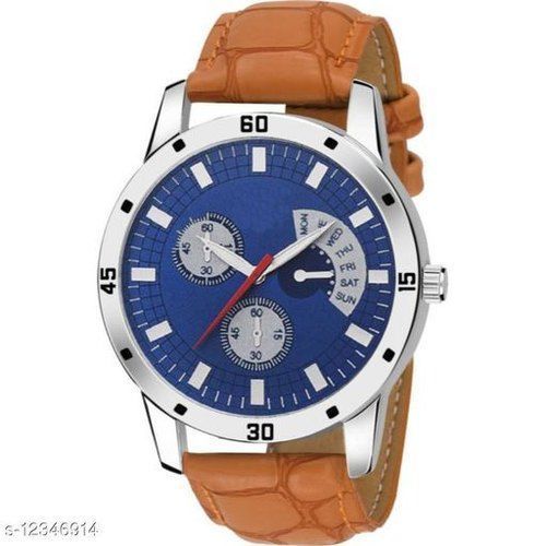 Orange Authentic And Branded Fancy Wrist Watch For Men