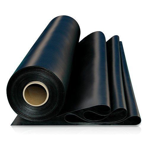 Black Color Rubber Sheet For Industrial, Commercial Flooring, Width 3 Feet