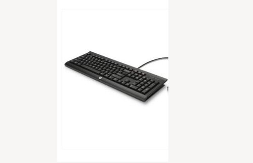 Black Hp Computer Wired Keyboard With Plastic Body & 250 Gram Weight Application: For Multi Purpose Use