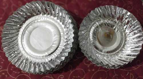 Disposable Plates Silver Colors Size 8 Inch