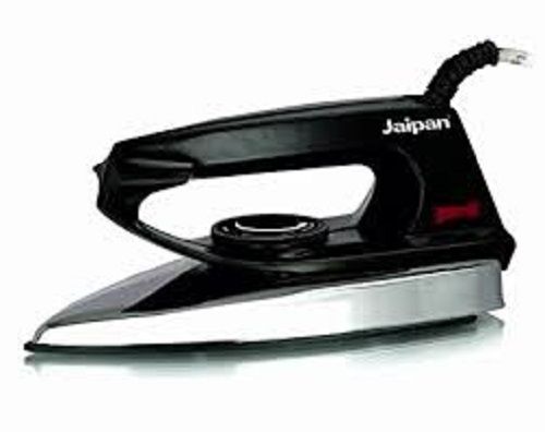 Jaipan Ultra Light 750-watt Electric Iron Silver Black High Build Quality For Domestic