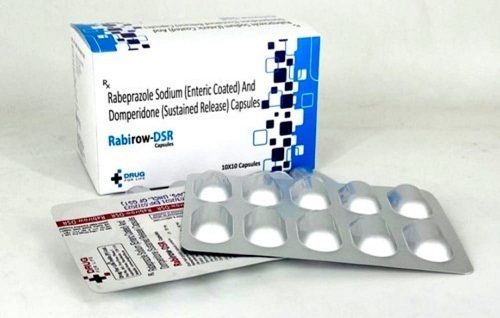Rabirow DSR Rabeprazole Sodium And Domperidone, 10 x 10 Capsules