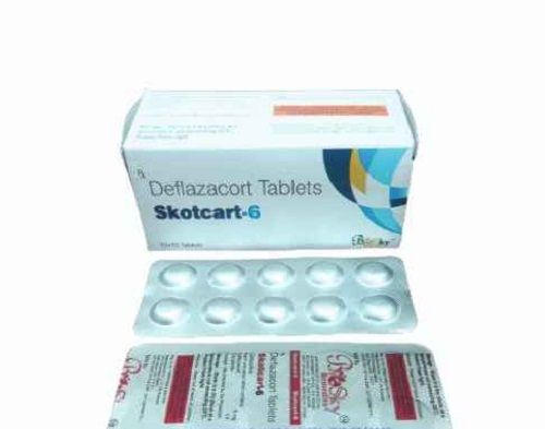 Skotcart-6 Deflazacort Tablet Ip 6mg For Treat Duchenne Strong Dystrophy