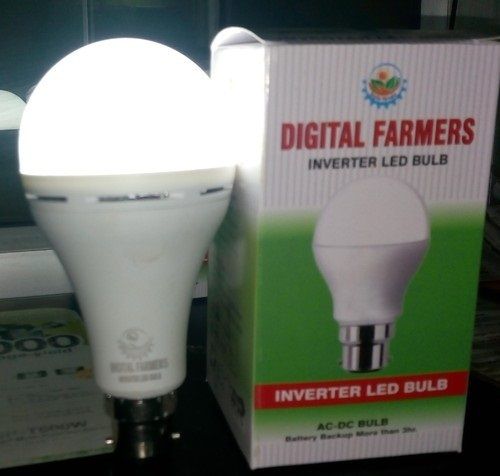 White Energy Efficient Digital Farmers Ceramic 6-10 Watt Inverter Led Bulbs Ip Rating: Ip40