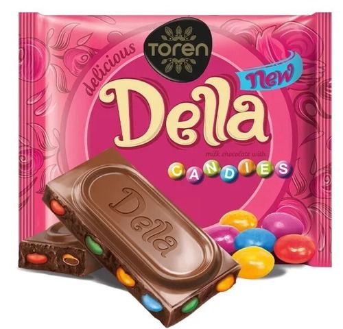  100% शाकाहारी टोरेन डेला चॉकलेट, उपहार के लिए कोको ड्रेजेस के साथ 52 ग्राम पैक 