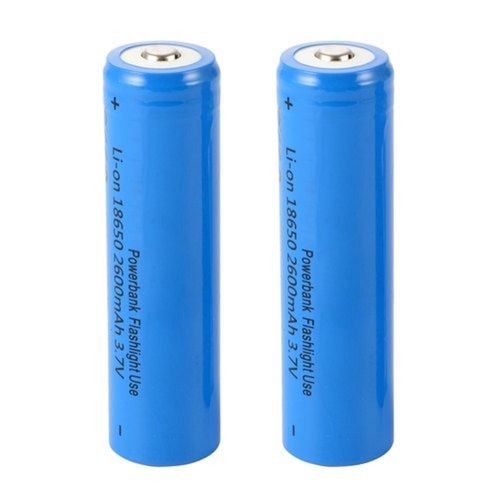 3.7 Volts 2600 mAh Rechargeable Li-ion Prismatic Cylindrical Battery