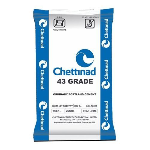 An Excellent Building Material Strong, Waterproof and Durable Chettinad PPC Cement