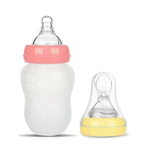 Baby Care Silicone Nipples And Bottles, Leak-proof And Dishwasher Safe