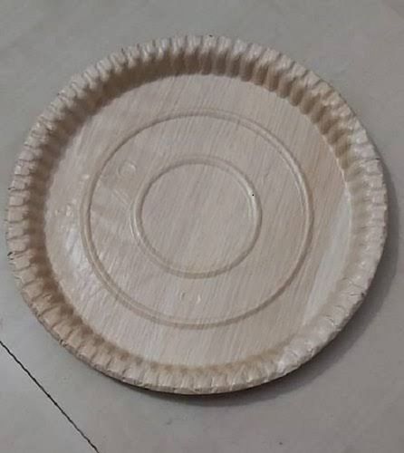 Plain Brown Eco Friendly Easy To Use Disposable Paper Plates For Party And Events