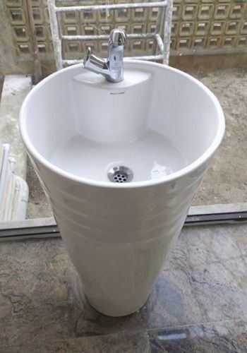 Bath Hardware Sets Ceramic White Free Standing Wash Basin For Bathroom With Size 300 X 300 X 310 Mm