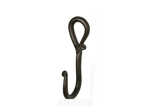 Corrosion Proof Classic Black Round Wall Cast Iron Hook For Home