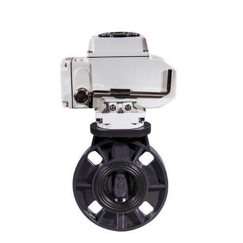 Easy Installation And Long Lasting Durable Upvc Electric Actuated Butterfly Valve