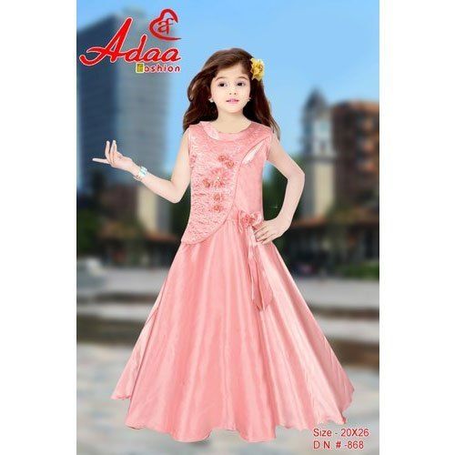 Girl Frocks With Short Sleeves And Available In Various Colors