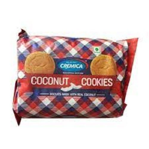 Hygienic Prepared Sweet And Crispy Delicious Cremica Coconut Flavoured Biscuit Fat Content (%): 12 Percentage ( % )