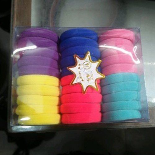 Light Weight Skin Friendly Easy To Carry Daily Wear Plain Hair Rubber Bands Application: Household