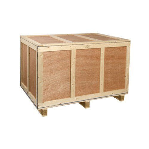 Wood Plywood Boxes With Square Shape And Easily Recyclable, Brown Color