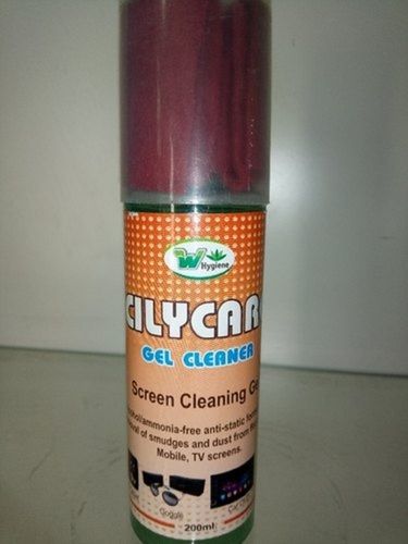 Quick Clean and Safe, Non-toxic Ingredients White Green Screen Cleaning Gel Bottles