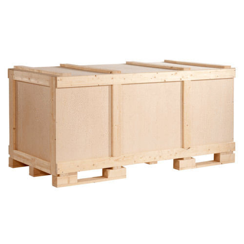 Wood Rectangular Shape Hard Strong Plywood Boxes With 18 X 18 X 34 Inches Dimension