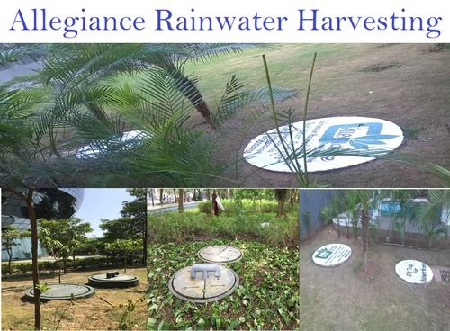 Metal Round Shape Rainwater Harvesting Systems For Storage Of Water