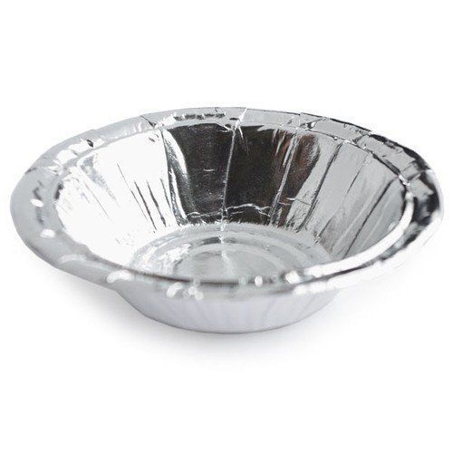 Saffron Paper Silver Dona Cups For Event And Party Disposal Bowl (Silver)