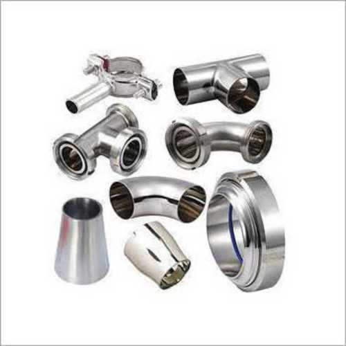 Silver Stainless Steel Pipe Fitting, Round Shape, 2 Mm - 25 Mm Thickness 