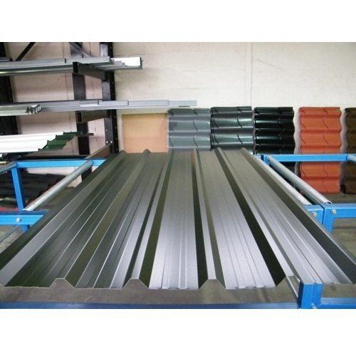 Plain 0.8 Mm - 2.0 Mm Thick White Steel Roofing Sheet For Residential And Commercial