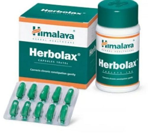 100% Ayurvedic Himalaya Herbolax Capsules For The Treatment Of Constipation, 10x10 Blister Pack