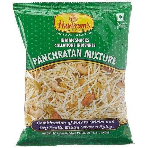 100 Percent Fresh Baked And Pure Haldiram'S Panchratan Mixture Namkin 500 Gram
