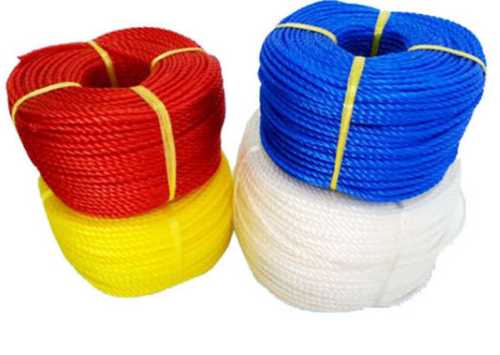 Abasion Resistant High Strength Multicolor Polypropylene (PP) Twisted Ropes