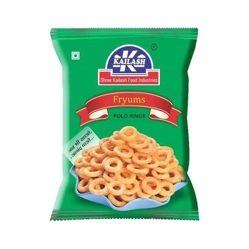 Hygienic Prepared Crispy And Tasty Light Weight Fryums Polo Ring Snacks