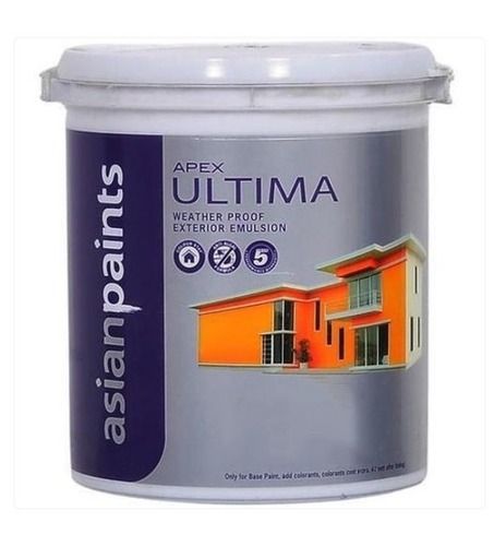 Weather Proof Asian Paints For Exterior Wall With High Gloss Finish Moisture (%): 0%