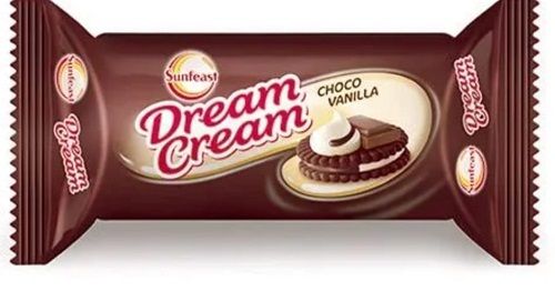 100 Percent Pure Hygienic Prepared Sweet And Crispy Delicious Dream Cream Biscuits Fat Content (%): 5 Percentage ( % )