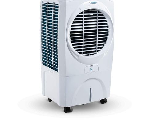 Coolest Design Floor Mounted White Color Air Cooler With Four Wheels Power Source: Electrical