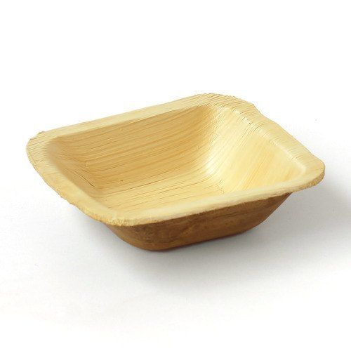 Eco Friendly And Light Brown Color, Areca Leaf Bowls For Food Serving Size: 14.5 Cm