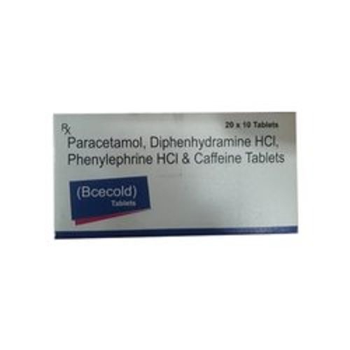 Phenylephrine Hcl Paracetamol Cetirizine Hydrochloride Tablets General Medicines